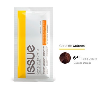 TINTURA ISSUE 6.43 RUBIO OSCURO COBRIZO DORADO